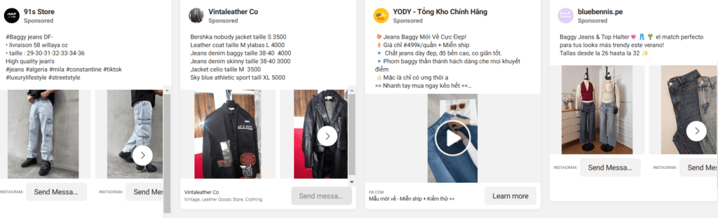 Competitor analysis in Meta ads Library